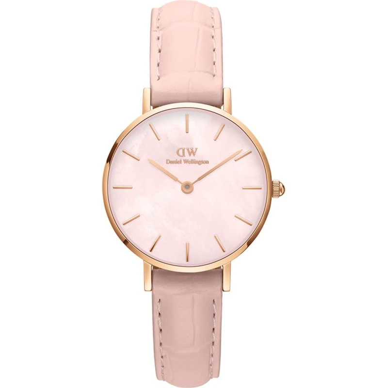 Daniel Wellington Petite Rouge 32 mm Rosa Leder