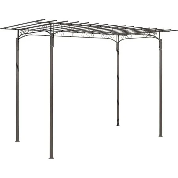vidaXL Stahl-Pavillon Gartenlaube 40791