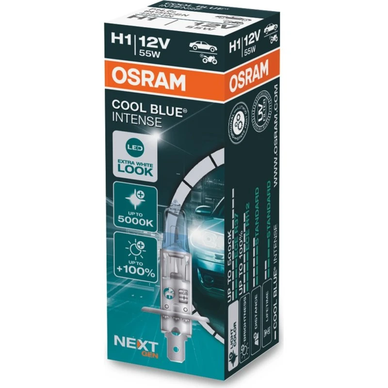OSRAM H1 Cool Blue Intense Next Gen Duo 64150CBN-HCB