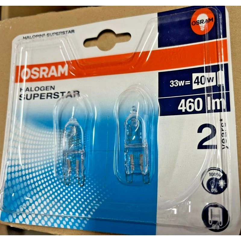 OSRAM Halopin 33 W G9 warmweiß
