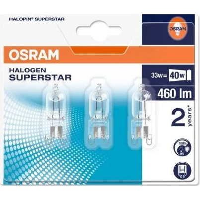Osram HALOPIN G9 33W 2800K warmweiß dimmbar