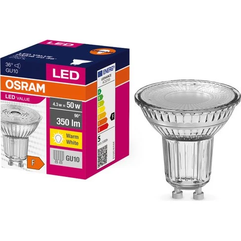 OSRAM LED Value PAR16 4,3 W 36° 2700 K GU10