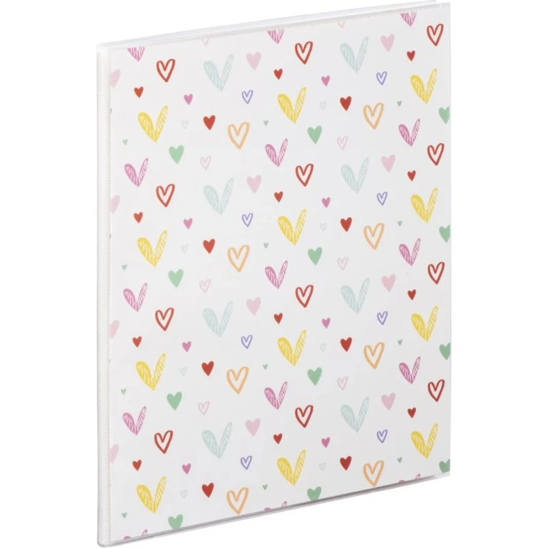 Hama Shine Hearts 10x15 Softcover-Album, 80 Fotos, Mehrfarbig