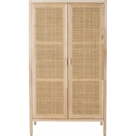 Bloomingville Marikka Schrank Rattan Natur 85x42x150cm