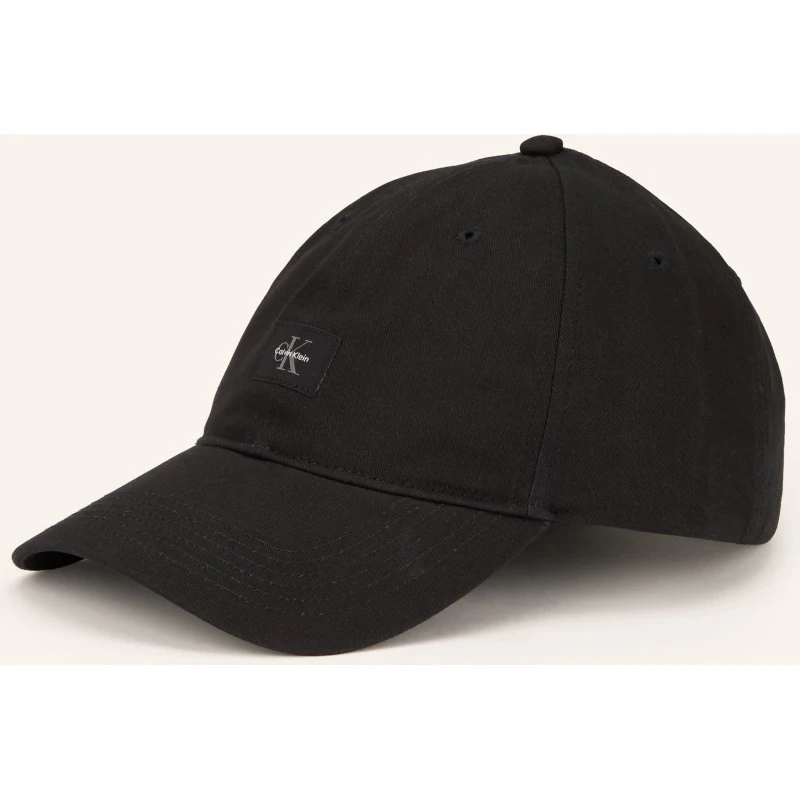 Calvin Klein Schwarze Cap mit Logo-Patch