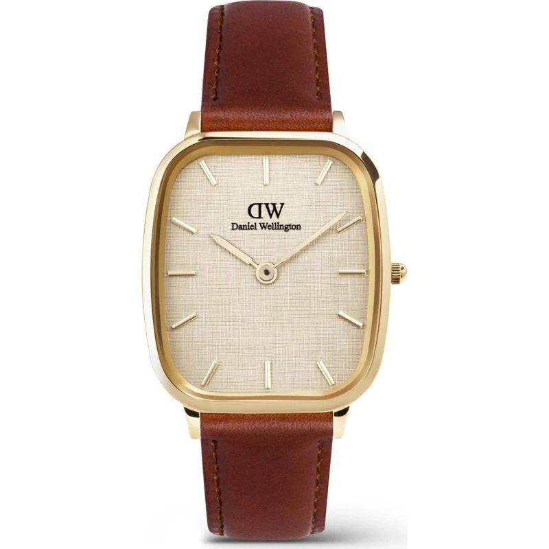 Daniel Wellington Marlon DW00100839 Goldfarbenes Lederarmband