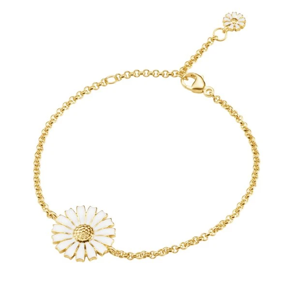 Georg Jensen Daisy Armband 18K Gelbgold plattiert