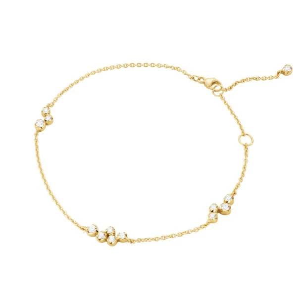 Georg Jensen Signature 18K Goldarmband mit 0,28 ct Diamanten