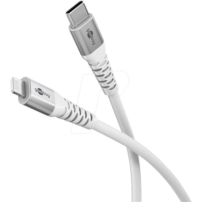 Goobay Lightning auf USB-C™ 0,5 m weiß