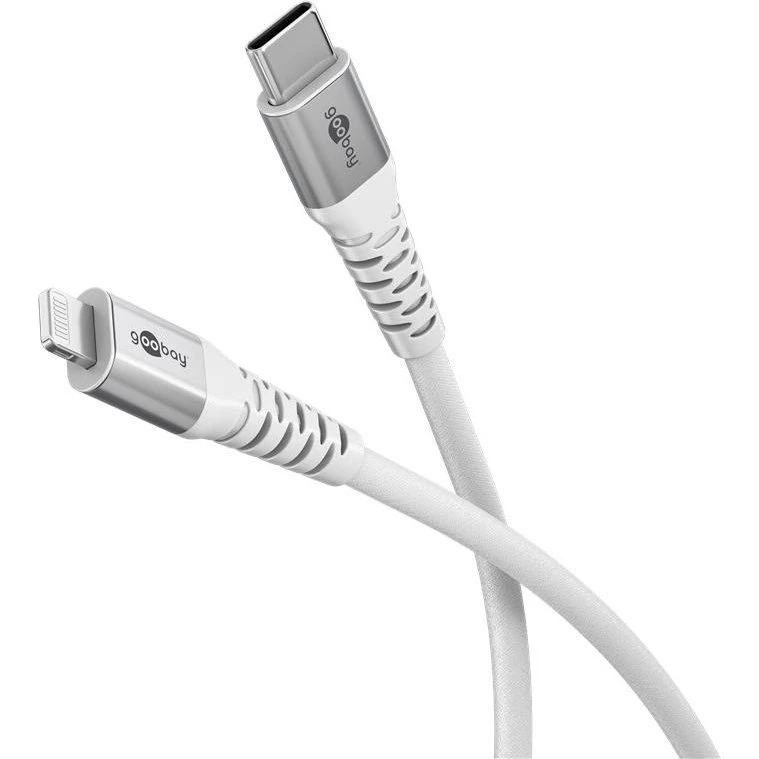 Goobay Lightning auf USB-C™ 2 m Supersoftes Textilkabel