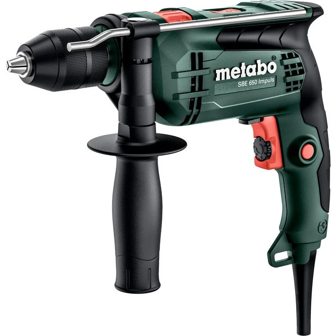 Metabo SBE 650 Impuls Schlagbohrmaschine mit Kunststoffkoffer