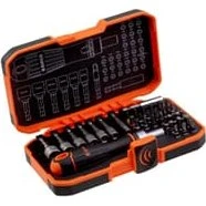 Bahco 59/S36BCR Bit-Satz 1/4" 36-teilig mit Ratschenschraubendreher