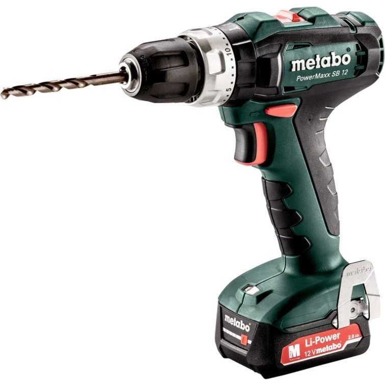 Metabo PowerMaxx SB 12 Akku-Schlagbohrmaschine 12V