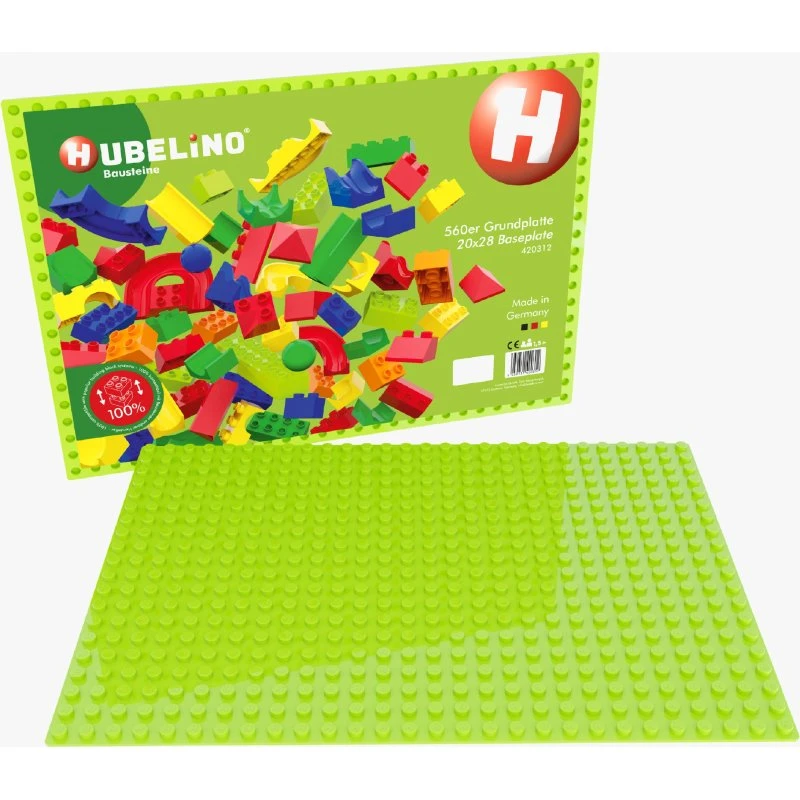 Hubelino Bausteine Grundplatte 560er, 44,8 x 32 cm, Hellgrün