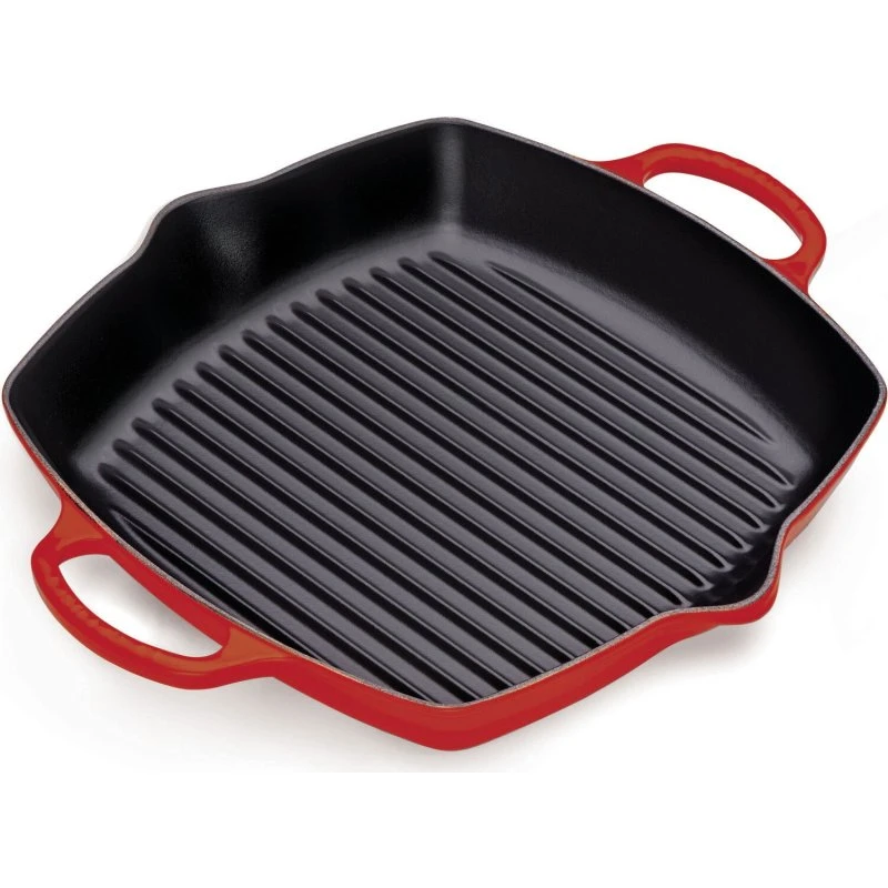 Le Creuset Signature Grillpfanne 30 cm kirschrot