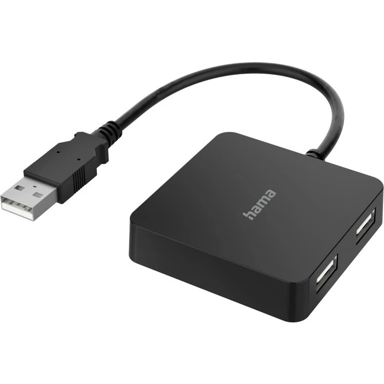 Hama USB-Hub 00200121 4 Ports schwarz