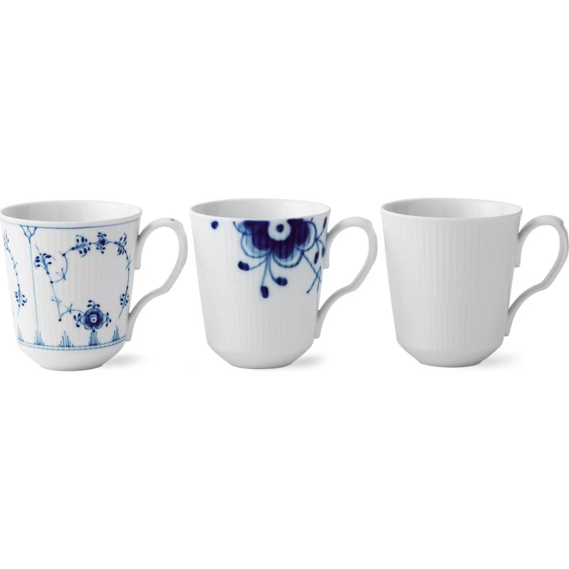 Royal Copenhagen History Mix Becher 3er Set 37 cl