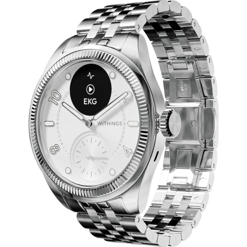 Withings ScanWatch Nova Brilliant Edition 39mm, Edelstahl, Silber