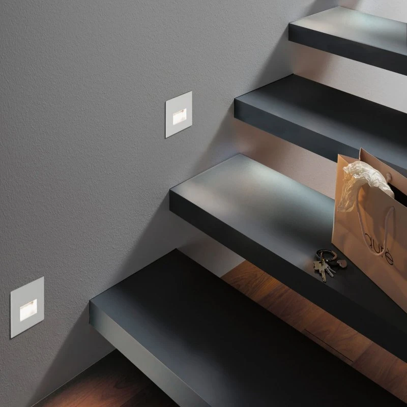 Paulmann LED-Wandeinbauleuchte Edge Quadro 93093 Weiß