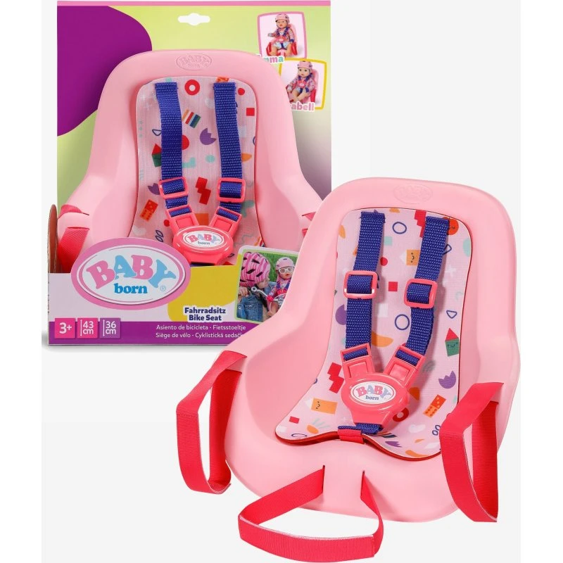 Zapf Creation Baby Born Fahrradsitz für Puppen bis 43 cm