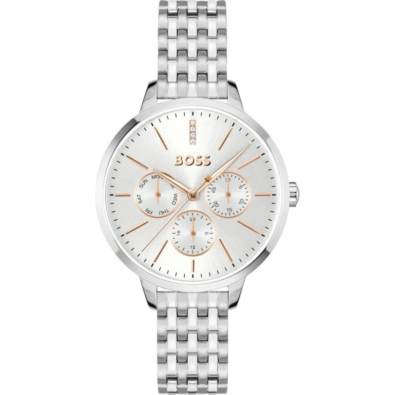 BOSS Symphony Damenuhr Roségold 38 mm Edelstahl