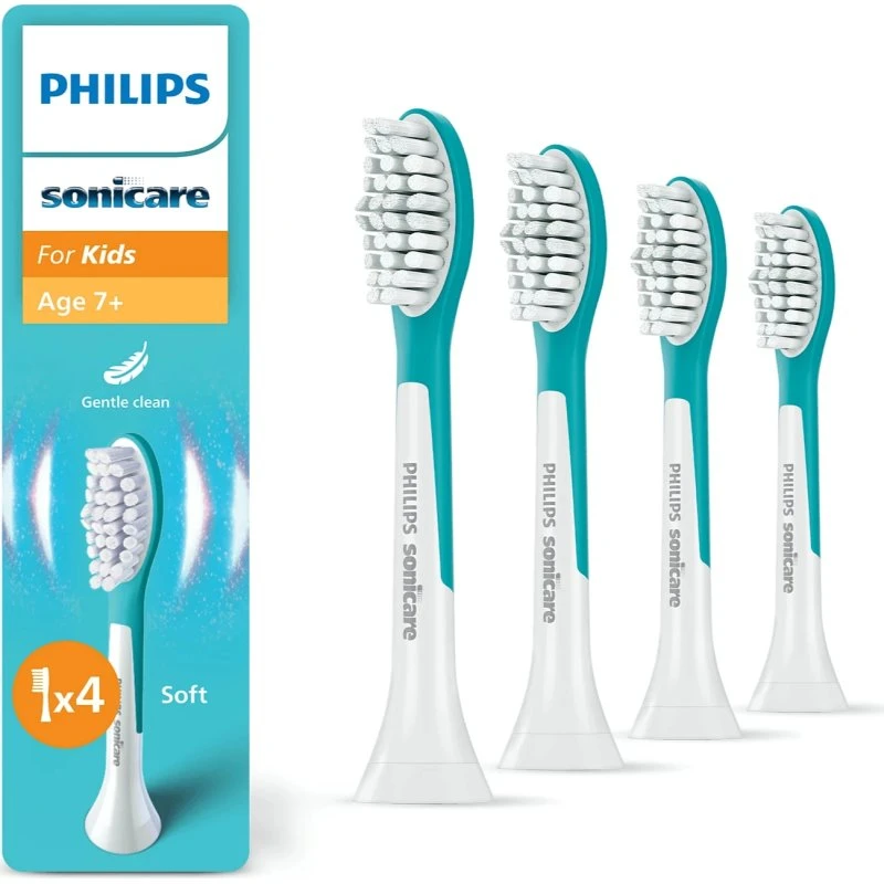Philips Sonicare Kinder Zahnbürsten-Nachfüllpackungen HX6044/90 (4er Set)