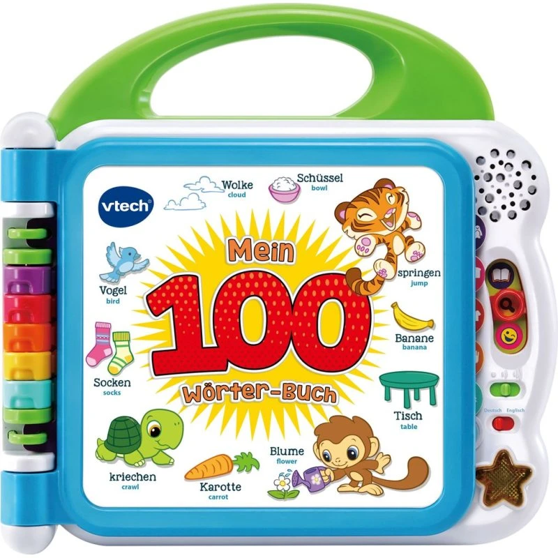 Vtech Baby Lernspaß Mein 100-Wörter-Buch - Interaktives Lernbuch