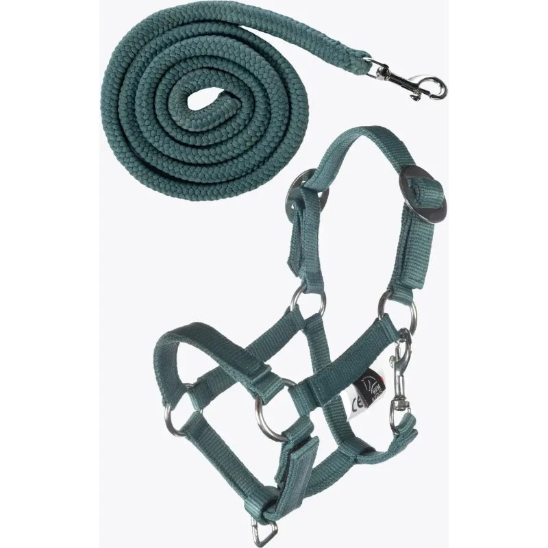 HKM Kids Halfter und Strick Rosa - Hobby Horsing Basic