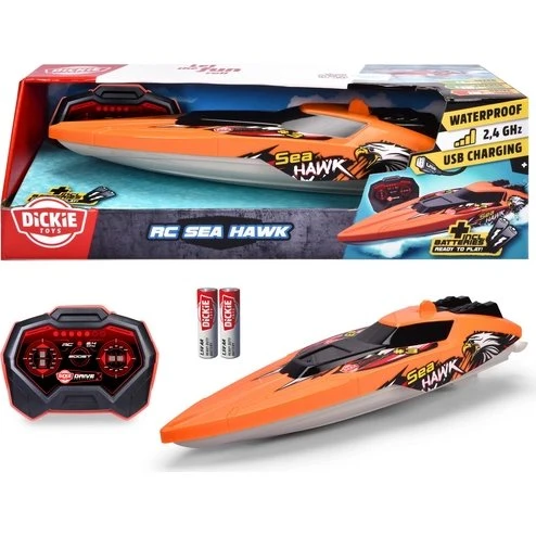Dickie Toys RC Sea Hawk 33 cm, 2,4 GHz, orange