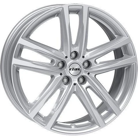 RIAL X10 Felge 8.5Jx18 5x112 ET44 Polarsilber