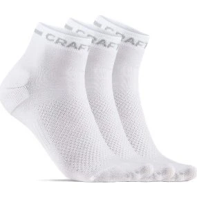 Craft Core Dry Mid Socks 3er Pack - Weiß - Gr. 37/39