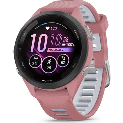 Garmin Forerunner 265S Altrosa/Schwarz 42 mm