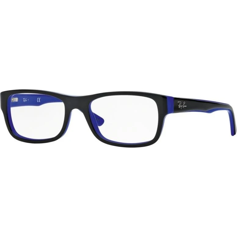 Ray-Ban RX 5268 Brille Unisex - Schwarz, Rechteckig