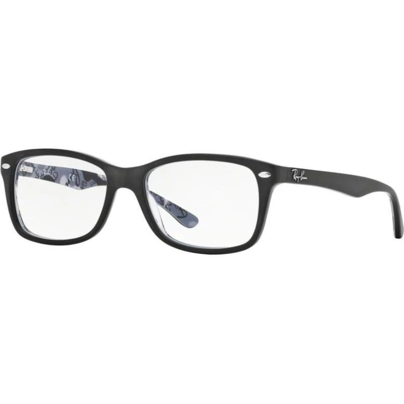 Ray-Ban RX5228 5405 Optische Brille – Schwarz Transparent, Quadratisch