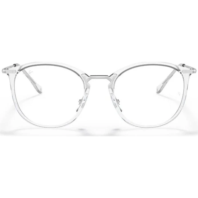 Ray-Ban RX 7140 Round Brille – Transparent, Unisex