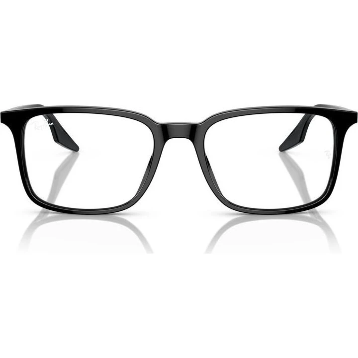 Ray-Ban RX5421 2000 Brille - Rechteckige Acetat-Fassung, Schwarz