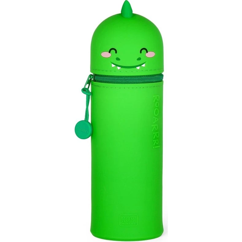 Legami Dino 2-in-1 Etui & Stifthalter aus Silikon