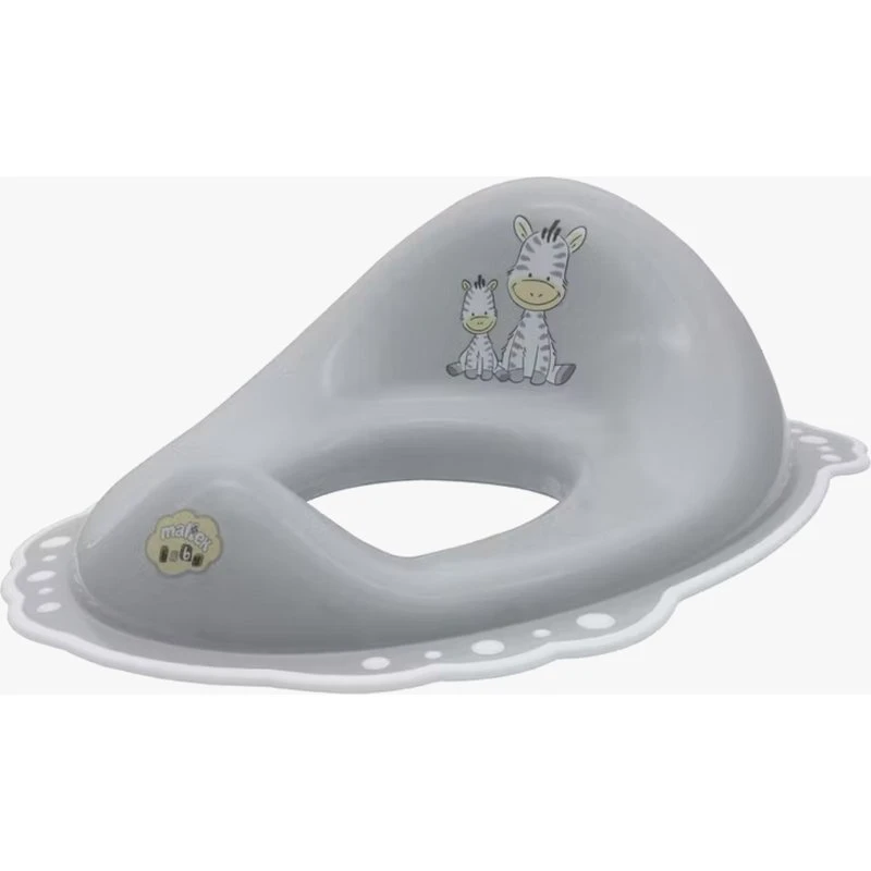 Maltex Zebra Toilettensitz Antislip Grau