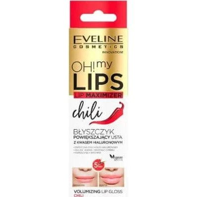Eveline Cosmetics Oh! My Lips Plumping Lipgloss mit Chili, 4,5 ml