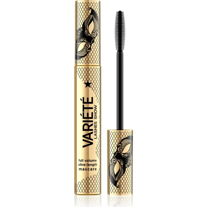 Eveline Variété Mascara – Verdichtend & Verlängernd, Schwarz, 10 ml