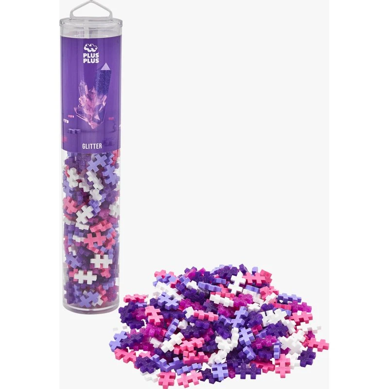 Plus-Plus Baukasten Tube Glitter Mix, 240 Teile
