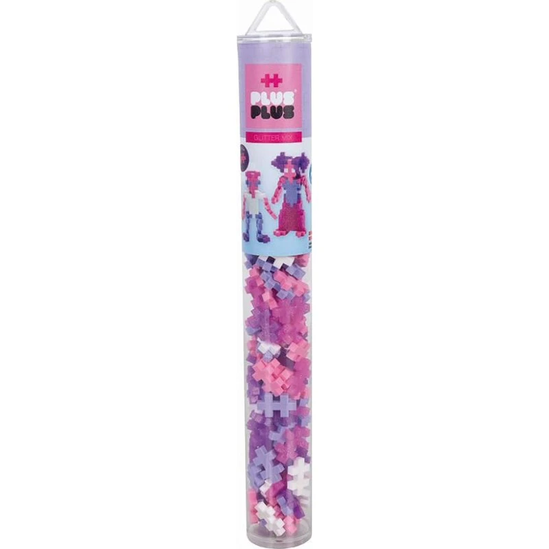 Plus-Plus 100 Kreativ Bausteine Glitzer
