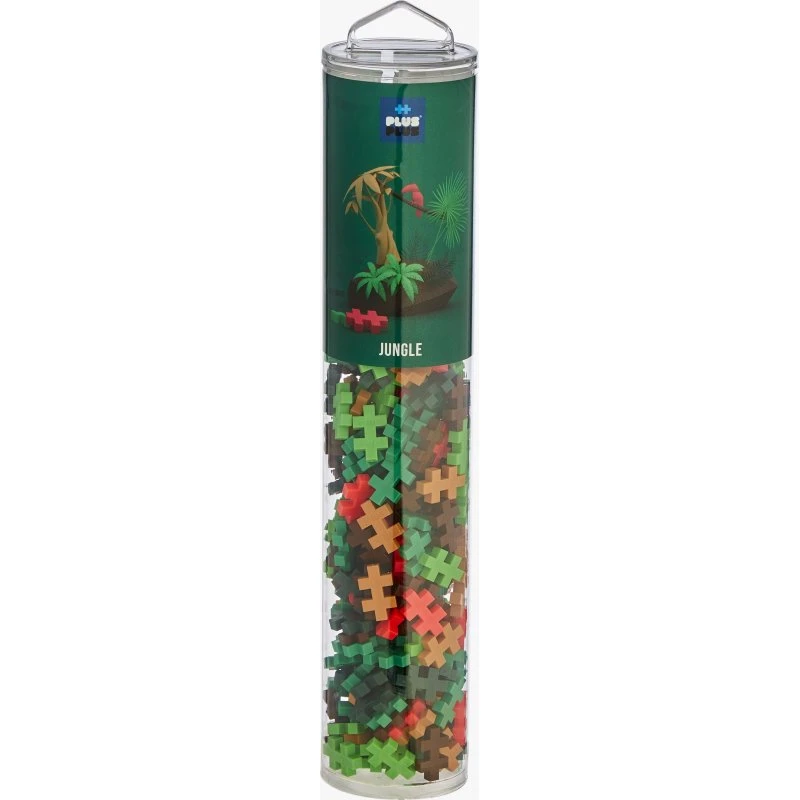 Plus-Plus Baukasten Jungle Mix, 240 Teile, Tube