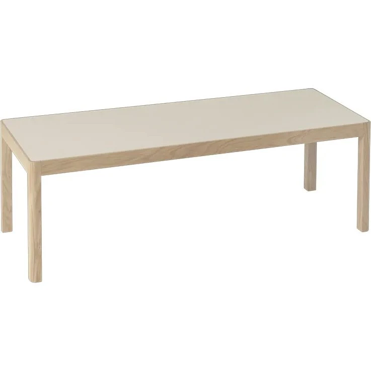 Muuto Workshop Couchtisch 120 x 43 cm - Grau Linoleum
