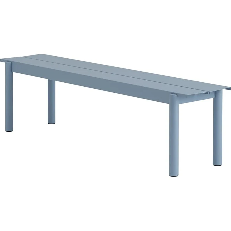 Muuto Linear Gartenbank 170 cm - Blau