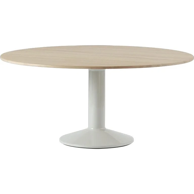 Muuto Midst Esstisch rund, Ø 160 cm, helle Eiche, massiv