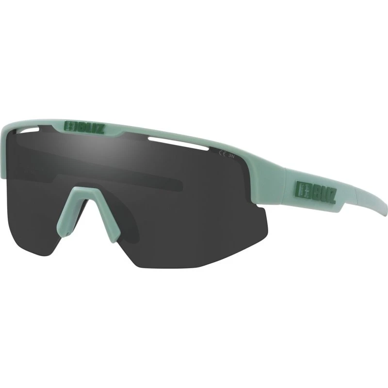 Bliz Matrix Small Fahrradbrille Smoke Silver Mirror Lens Mattgrün