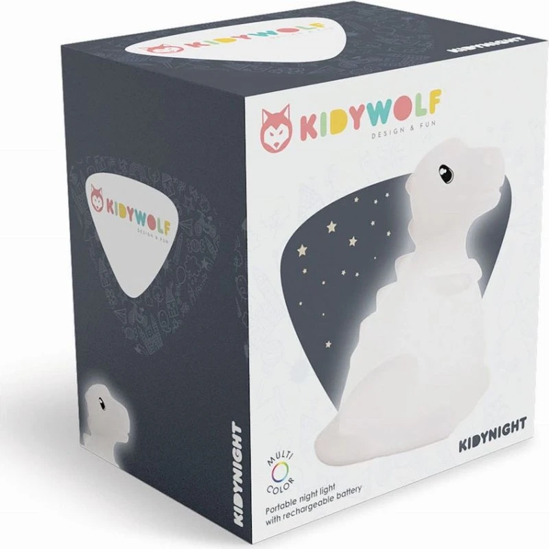 Kidywolf Nachtlicht mit Farbwechsel Dinosaurier 15cm
