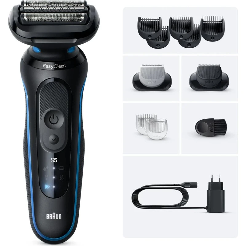 Braun Series 5 52-B1650s Nass-Trocken-Rasierer Blau