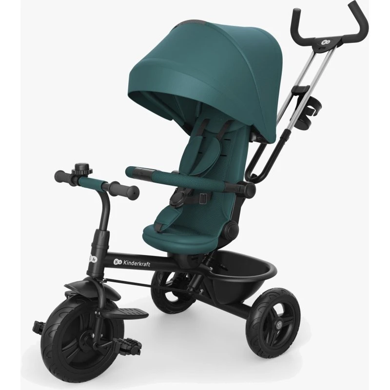 Kinderkraft Dreirad ASTON 2 PLUS - 6-in-1 Wachstums-Dreirad